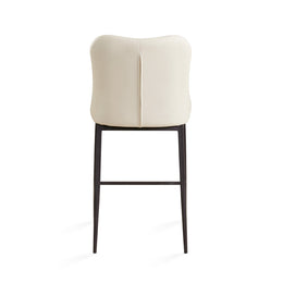 Maverick Counter Chair: Taupe Leatherette