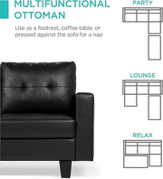 Lina Sectional Sofa with Ottoman