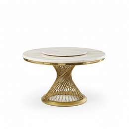 Remi - Marble Top Round Dining Table