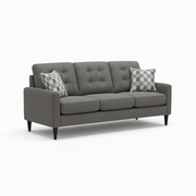 Rebel Gravel Custom Sofa - 4326