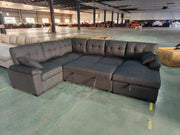 U Shape Sectional Sofa Bed