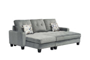 Lina Sectional Sofa with Ottoman