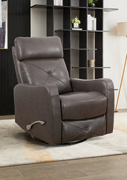 Recliner Chair Charcoal Leather - IF 6330