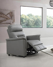 Sofa Set Recliner Grey Leather Match- IF 8141