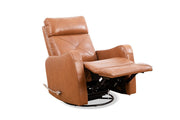 Recliner Chair Brown Leather - IF 6331