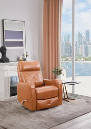 Recliner Chair Brown Leather - IF 6331