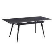 Extension Table Black Sintered Stone Marble - T 1817