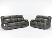 Salem - Manual Recilner Sofa and Loveseat Set